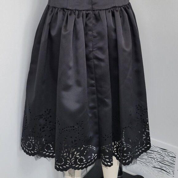 ABS Evening Essentials by Allen Schwartz Strapless Black Dress Size 6 - Picture 9 of 11